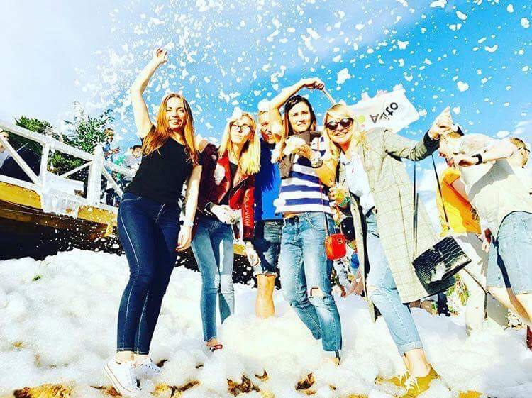 Несколько корпоративов на природе