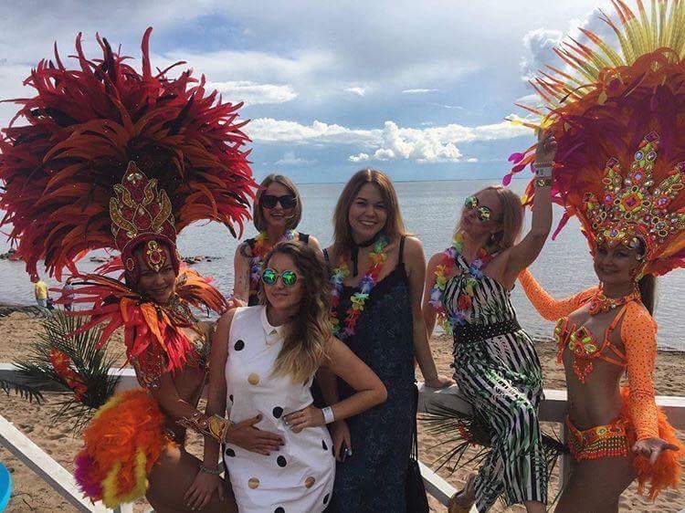 Несколько корпоративов на природе