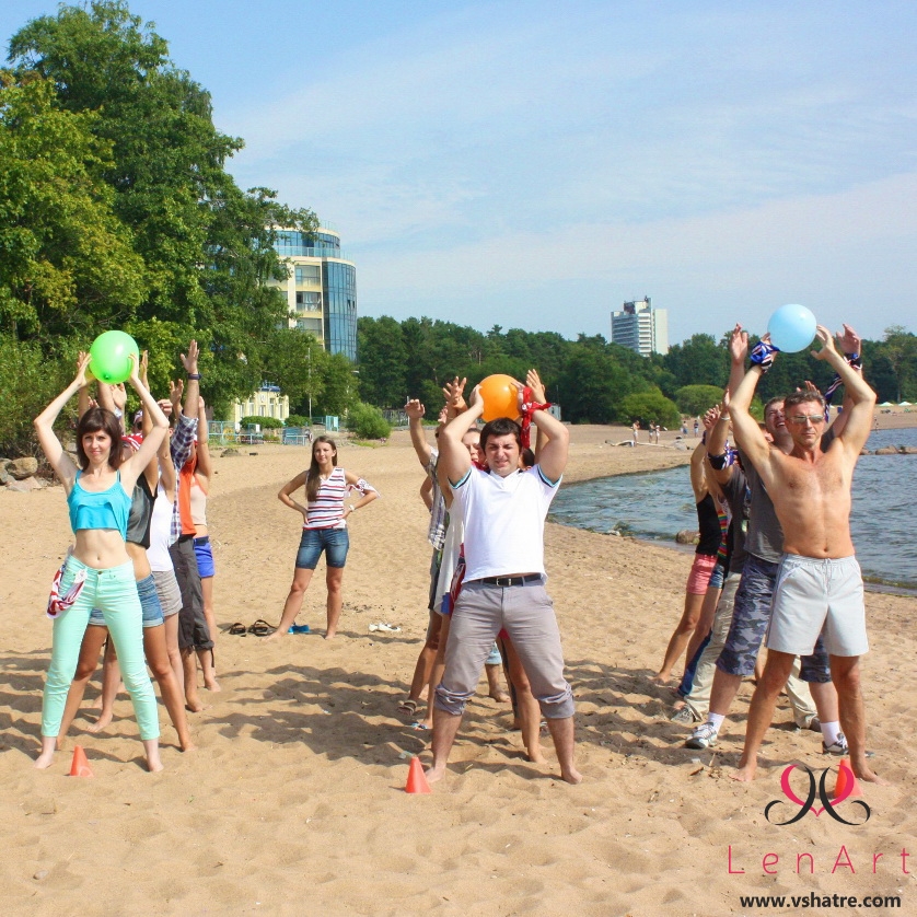 Несколько корпоративов на природе