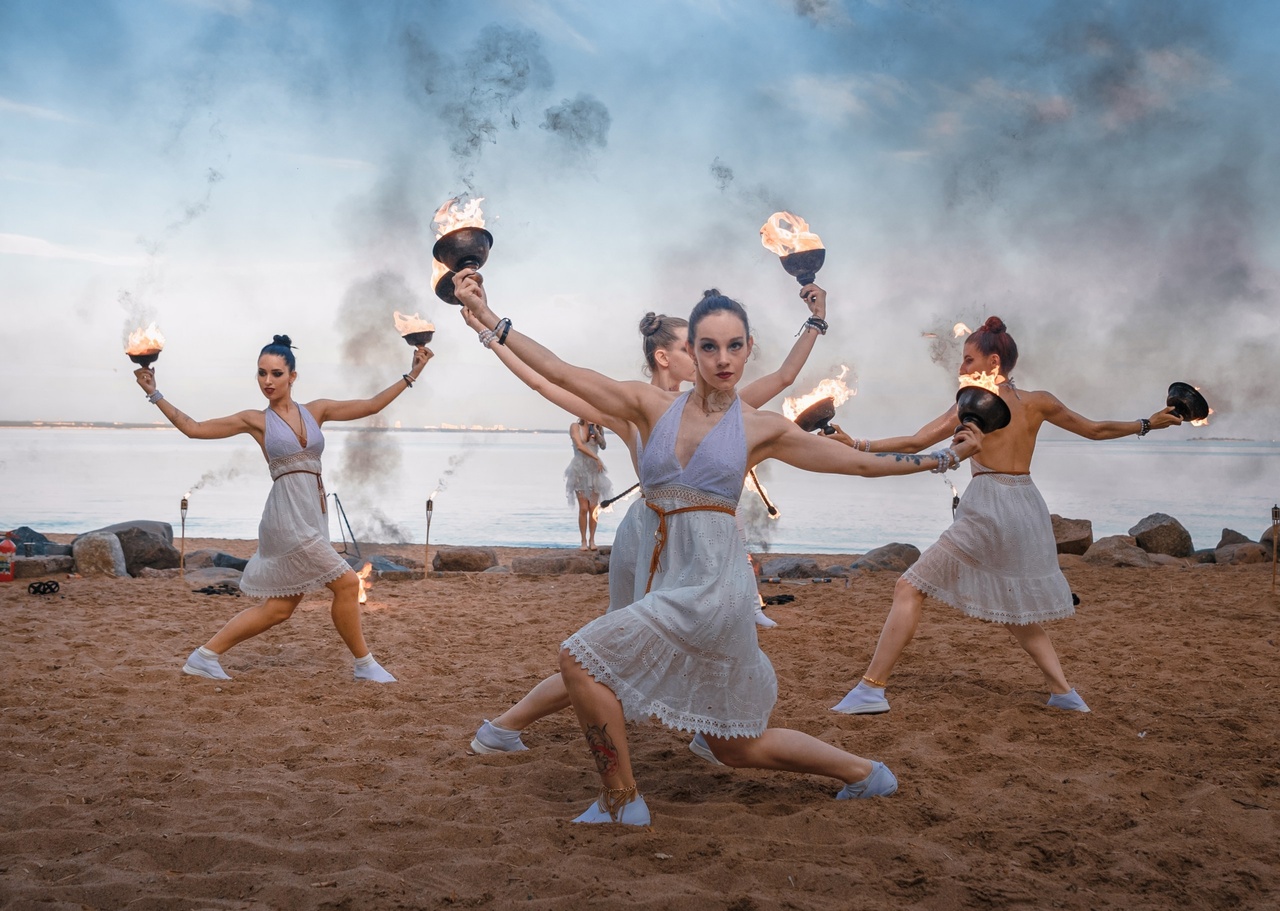 Несколько корпоративов на природе