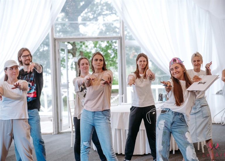 Несколько корпоративов на природе