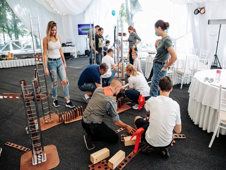 Несколько корпоративов на природе