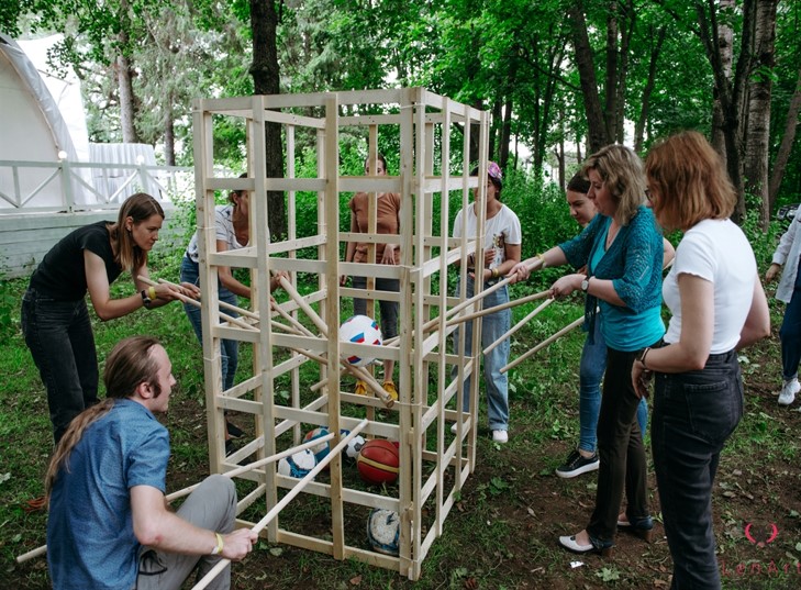 Несколько корпоративов на природе