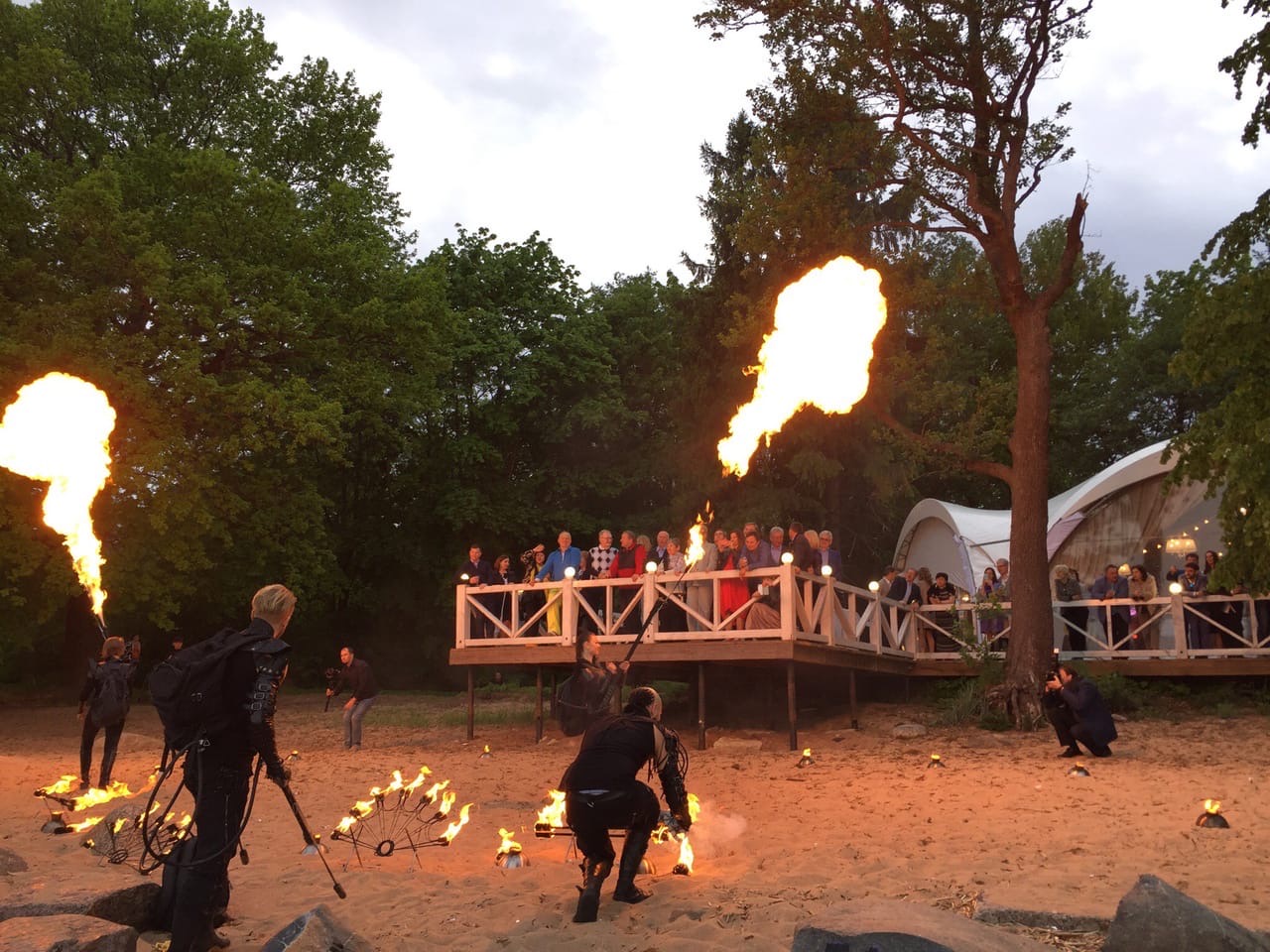 Несколько корпоративов на природе