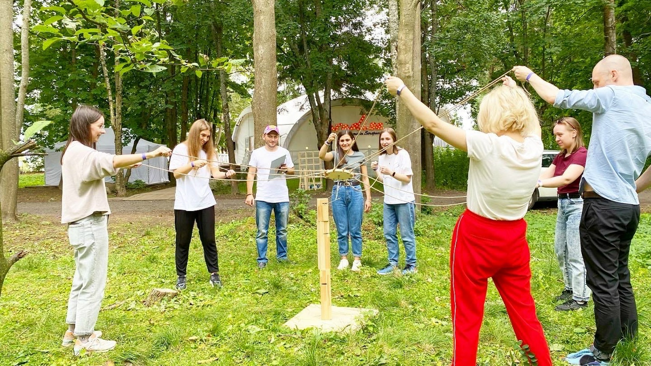 Несколько корпоративов на природе